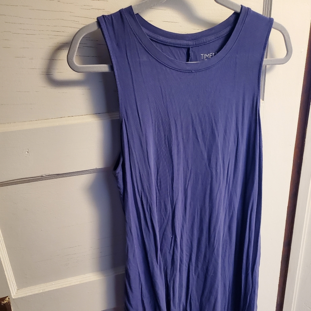 Dusty Blue Swing Dress